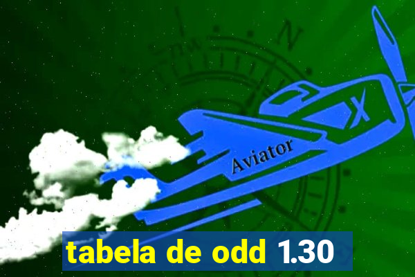 tabela de odd 1.30